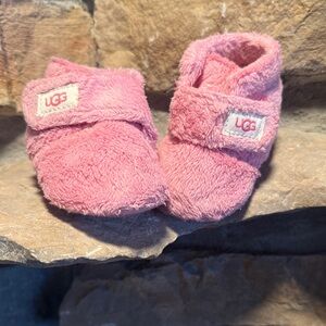 UGG Pink Cozy Baby Slippers